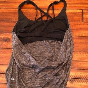 Lululemon black and gray top